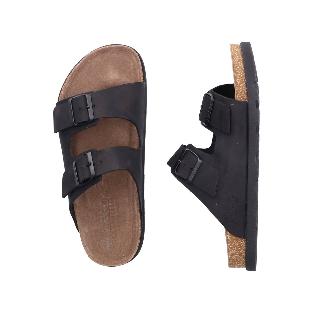 Rieker Biosandal Herr Svart - 8