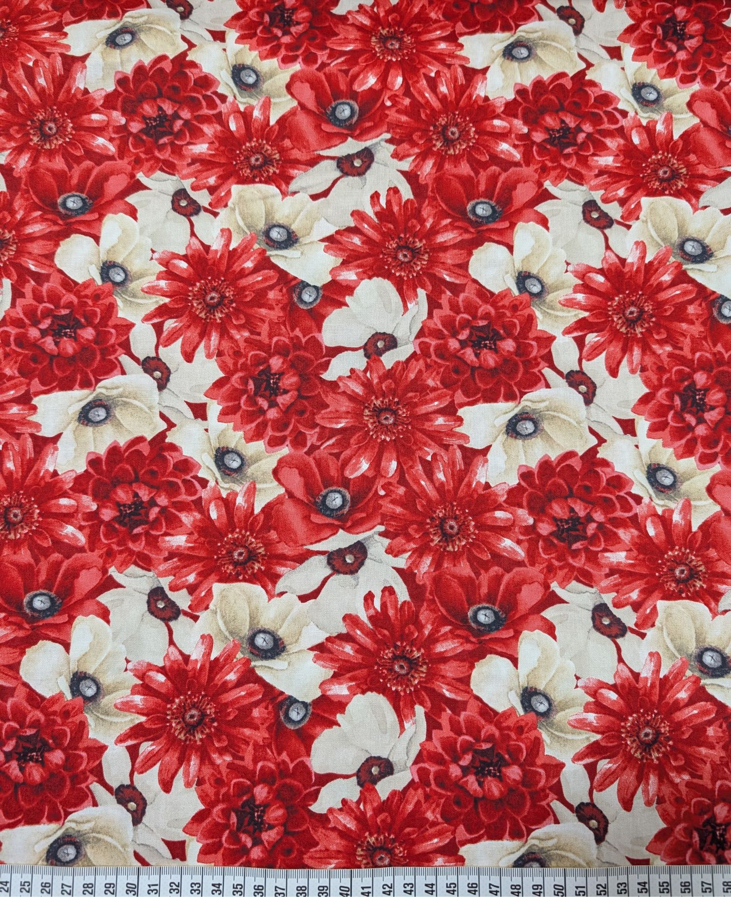 Scarlet Dreams - Beth Grove Floral Toile Red