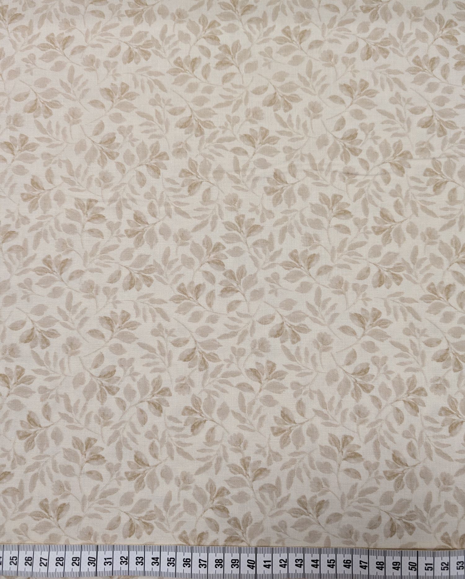 Scarlet Dreams - Beth Grove Tonal Leaves - Cream