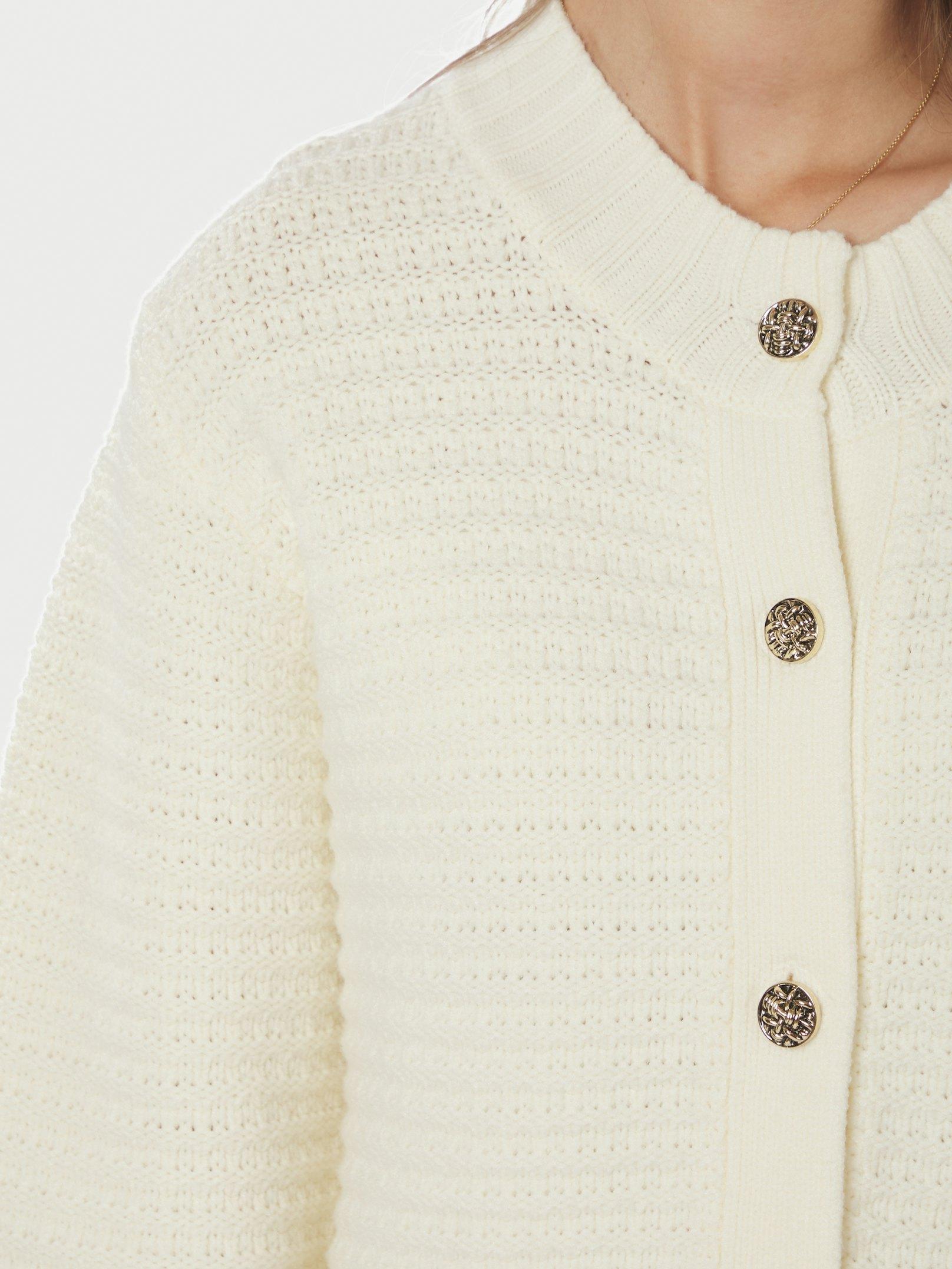 Kamilli Knit Cardigan Creme - 6