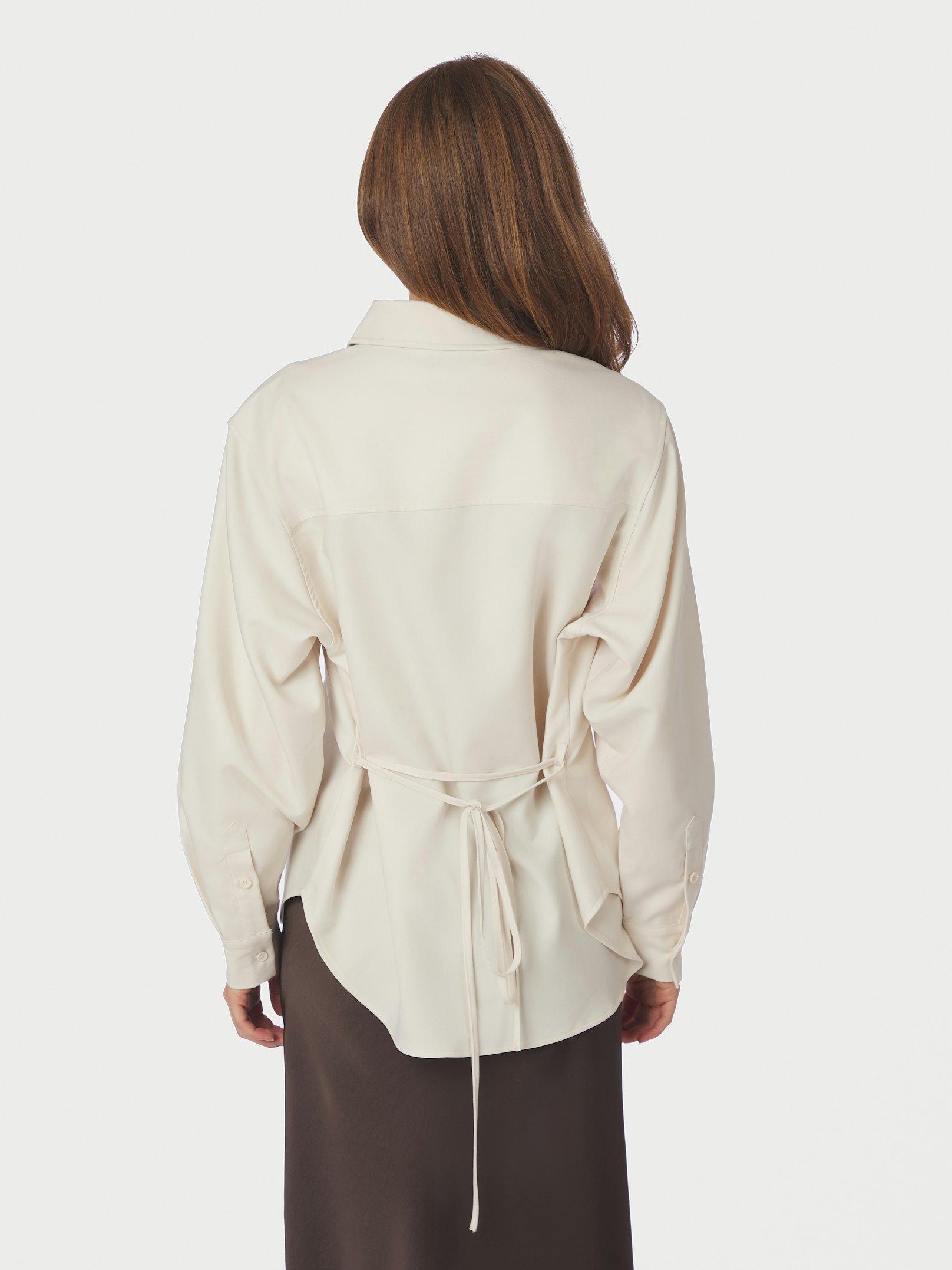 Waldis Solid Shirt Creme - 4