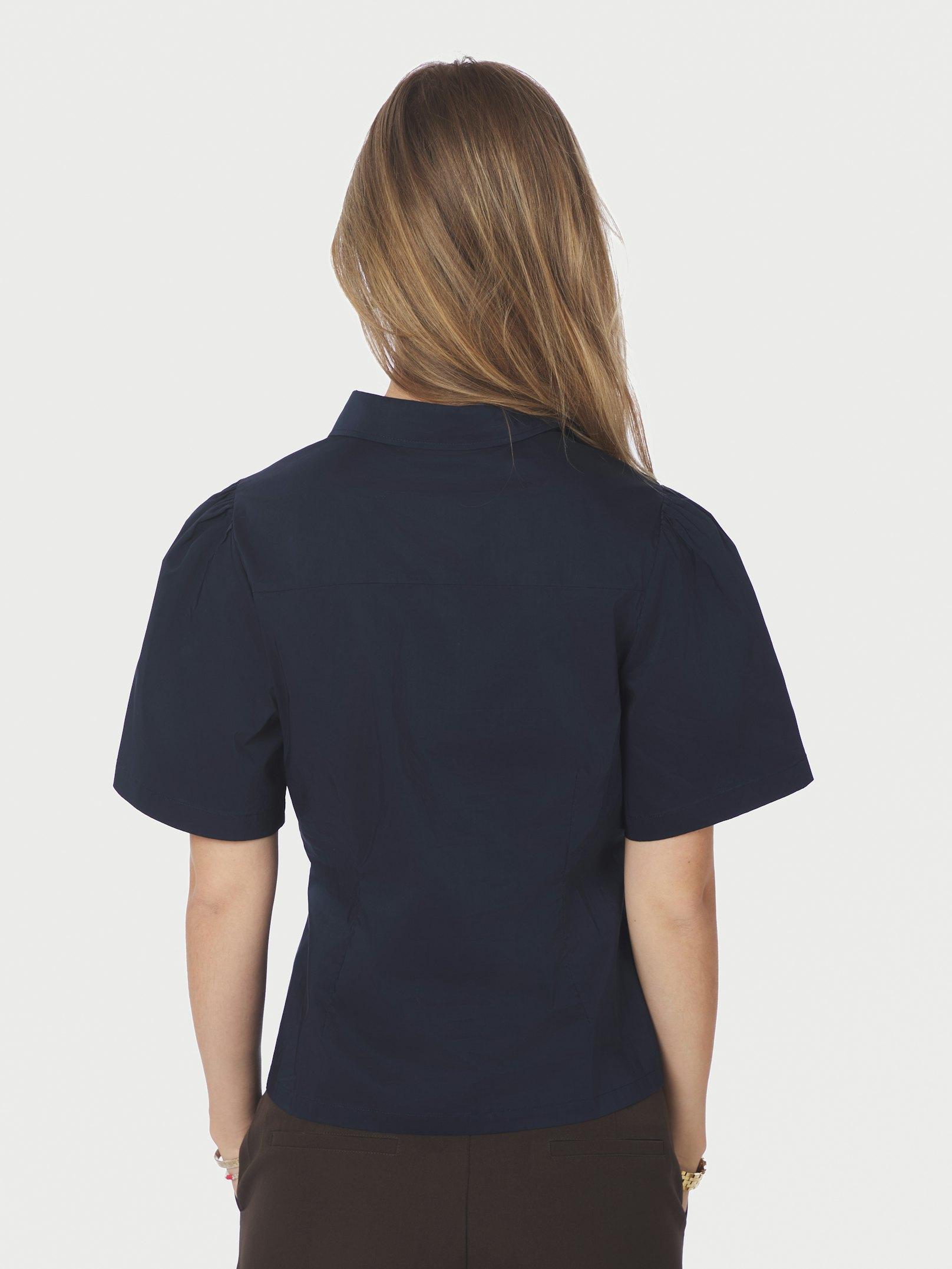 Balara Poplin Shirt Navy - 4