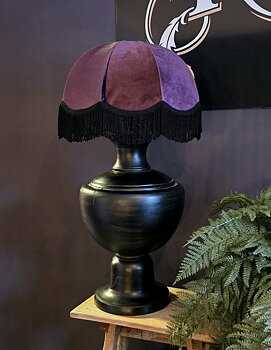 Lampfot - Sculptural Black
