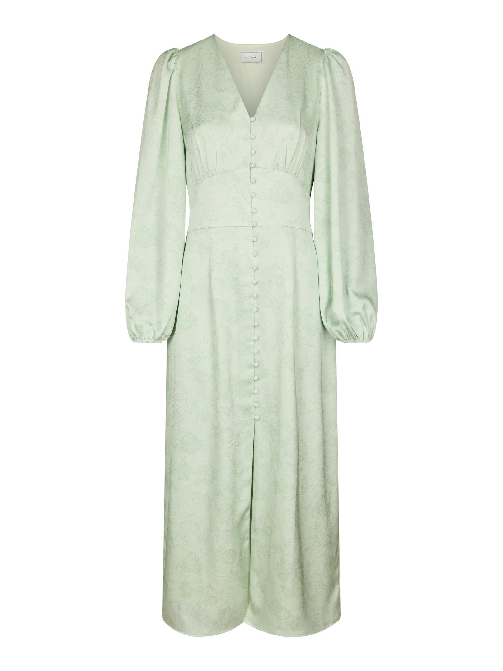 Alto Pattern Sateen Dress Light Green