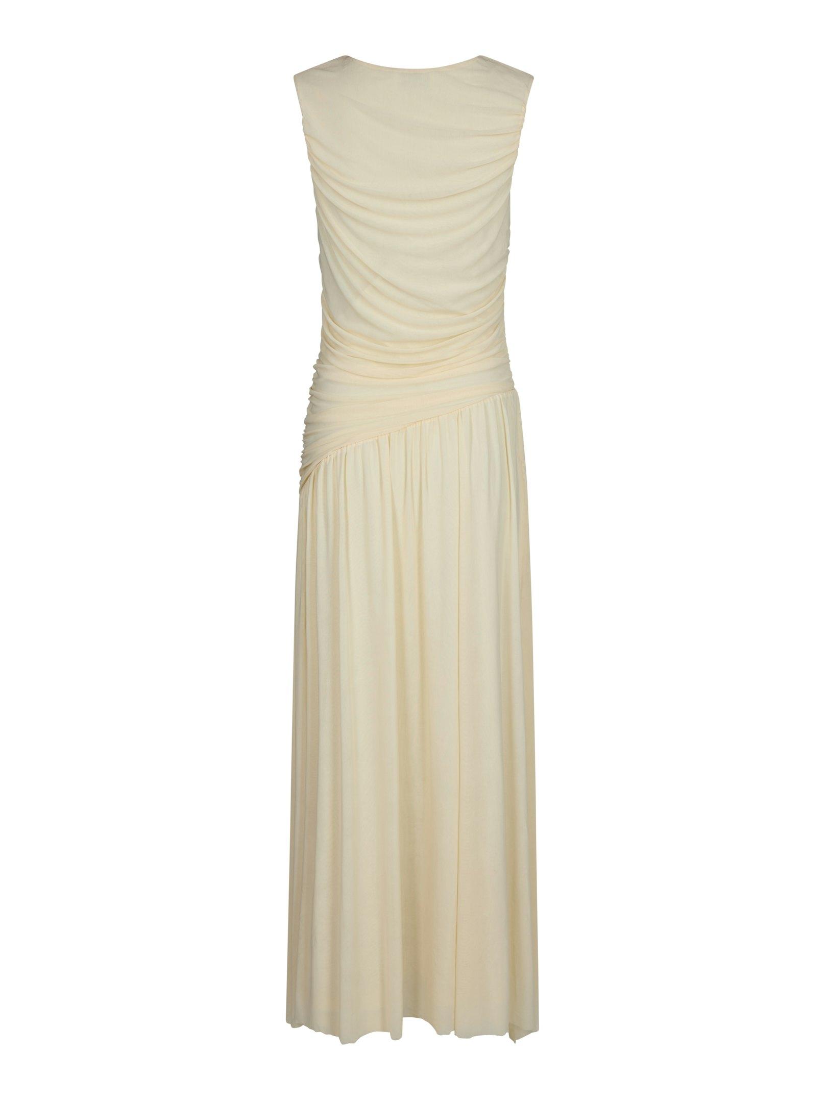 Cludine Mesh Dress Light Yellow - 2