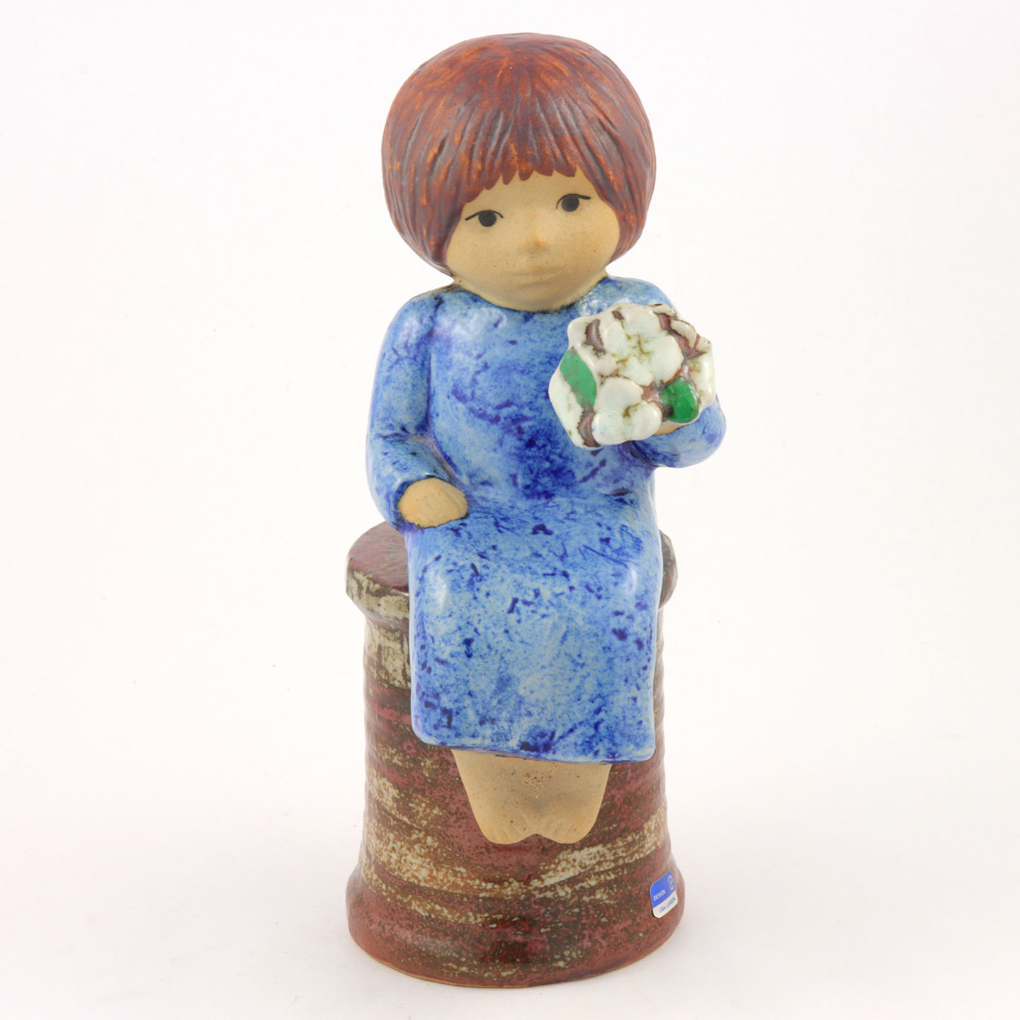 リサラーソン　花を持つ少女 花を持つ少女 /Blomsterflicka Skulpturer* ［Lisa Larson/Sweden