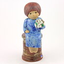 Lisa Larson (Sculptures 1977) Fantastic Flower Girl 22 cm (5)