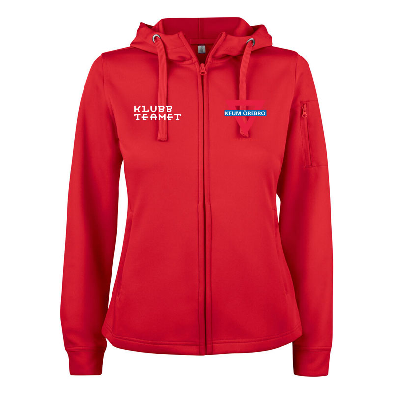 Clique Basic Active Zip Hoody Ledare Dam (KFUM Volleyboll)