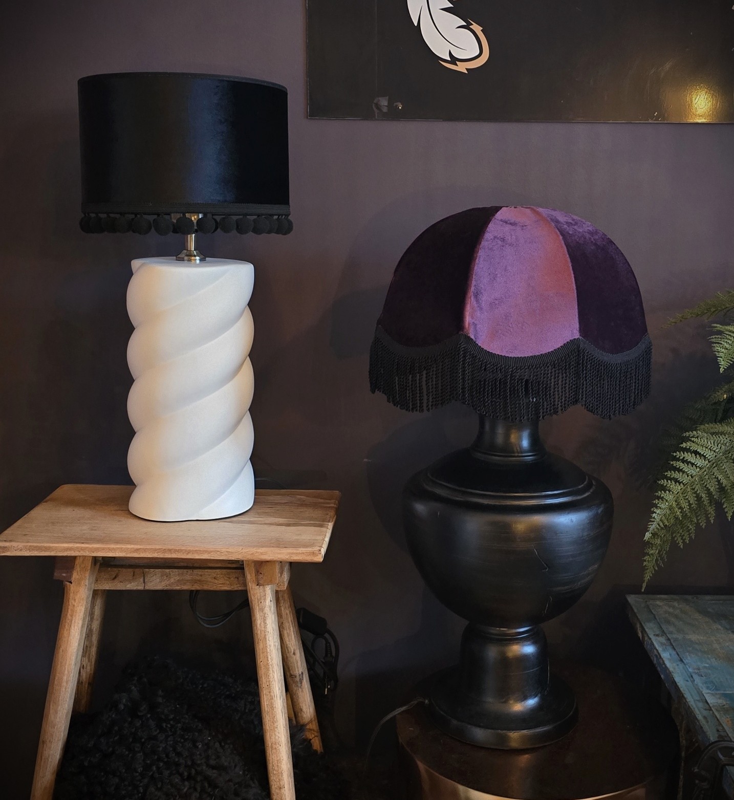 Lampskärm Bollfrans  25 - Svart - 3