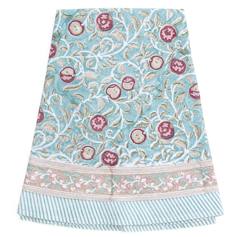 Rund bomullsduk Apple Turquoise