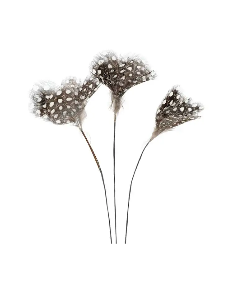Feather Wire Flower - Dot - 2 cm - 12-pack - 2