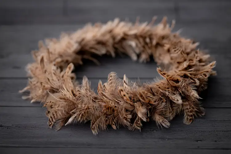 Wreath Feather Border - Ø37 cm - 2