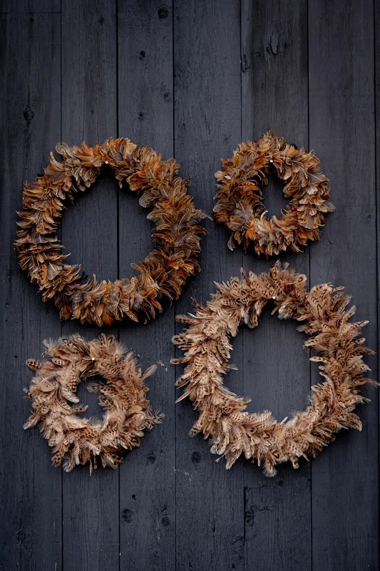 Wreath Feather Border - Ø37 cm - 4