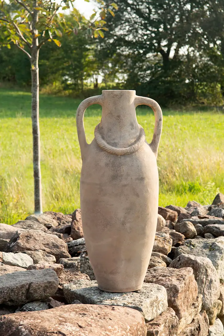 Afrodite Outdoor Handle Vase - 74 cm