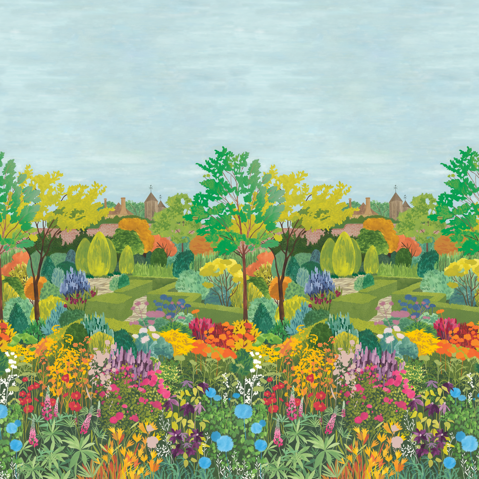 TAPET CASTLE GARDEN, Pale Lime - 2