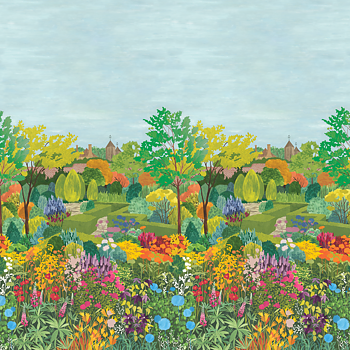 TAPET CASTLE GARDEN, Pale Lime