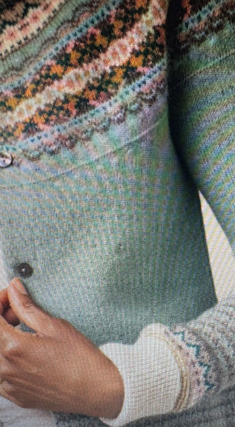 Eribe’Knitted Cardigan Sage - 2