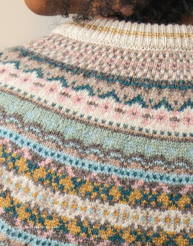 Eribe’Knitted Cardigan Sage - 3