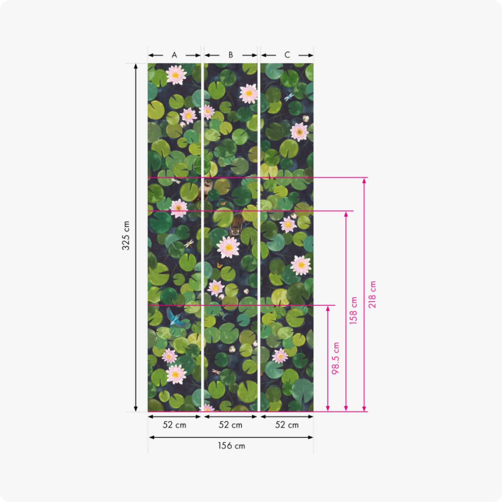 TAPET LILY PADS, Hopper - 4