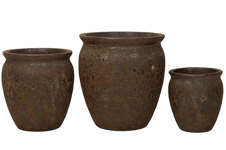 Kruka Utomhus - Estrid Morän Hög - Ø26/34/43 cm - 3 st  - 2