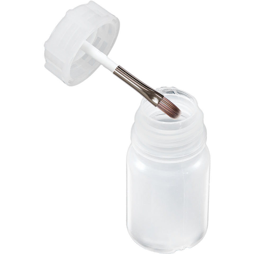 Plastic bottle with brush 50 ml - 3