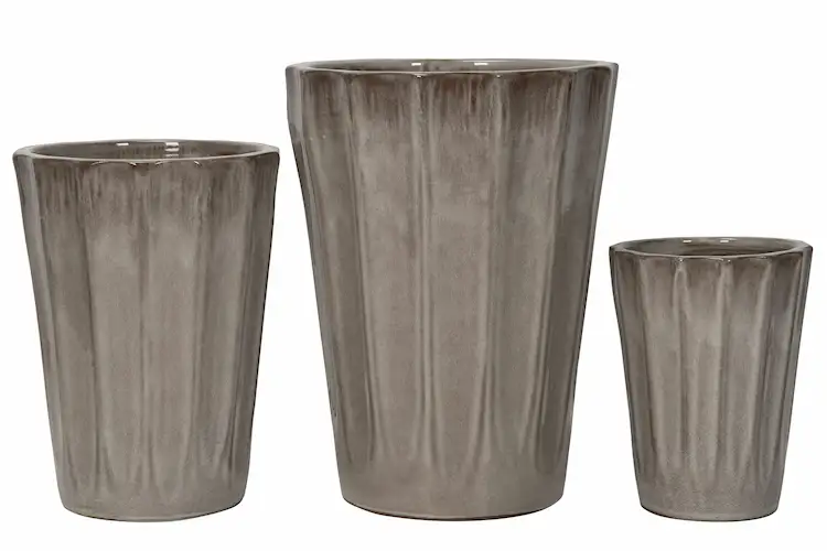 Kruka Utomhus - Hilma Dagg Hög - Ø23/30/39 cm - 3 st - 2