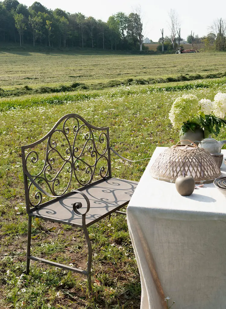Soffa Utomhus Ro Metall - 105 cm