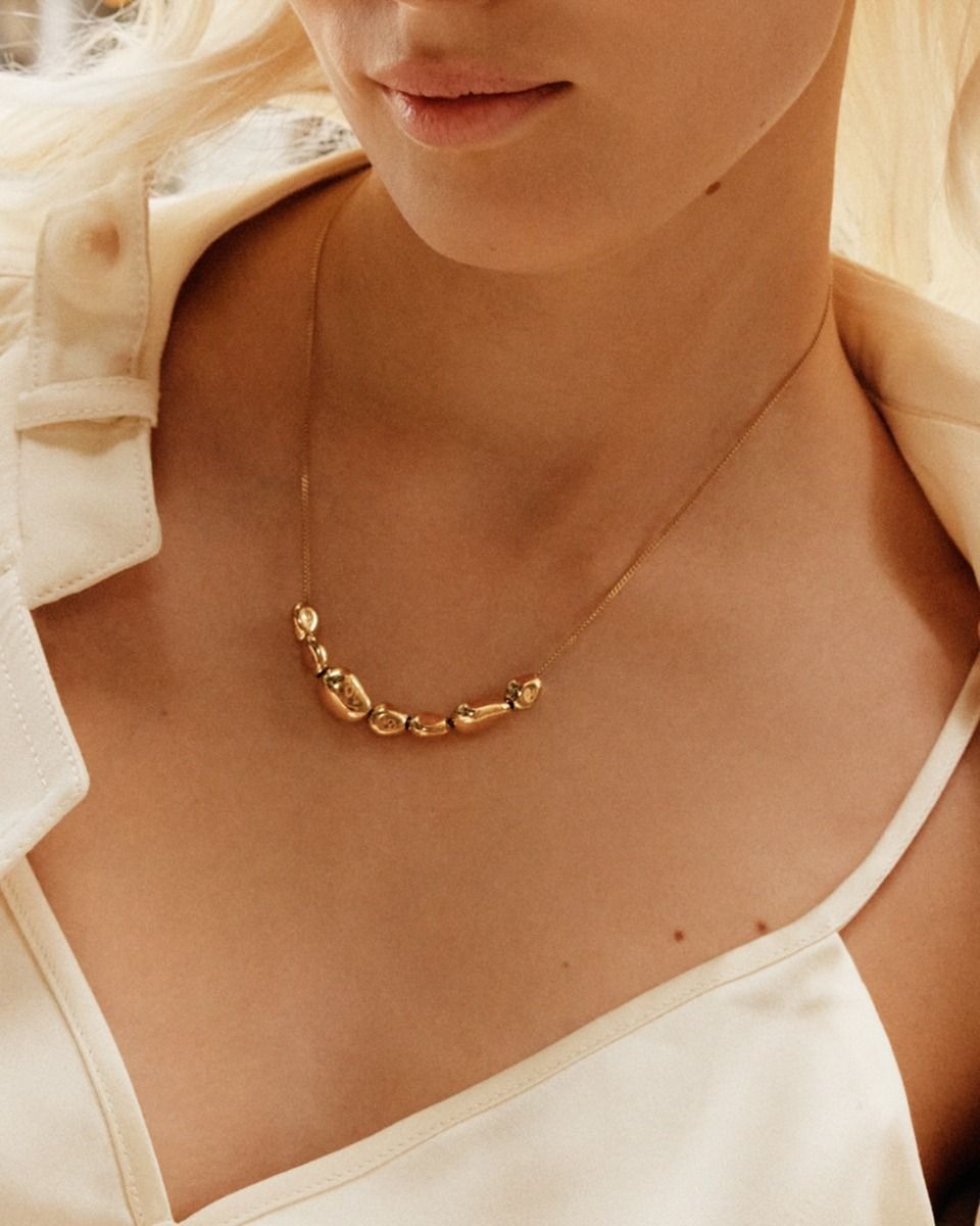 Leora Necklace Multi S Gold - Edblad - 3