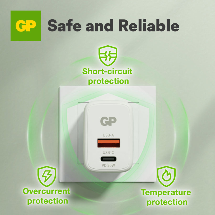 GP Väggladdare WM2B PD 20W - 9