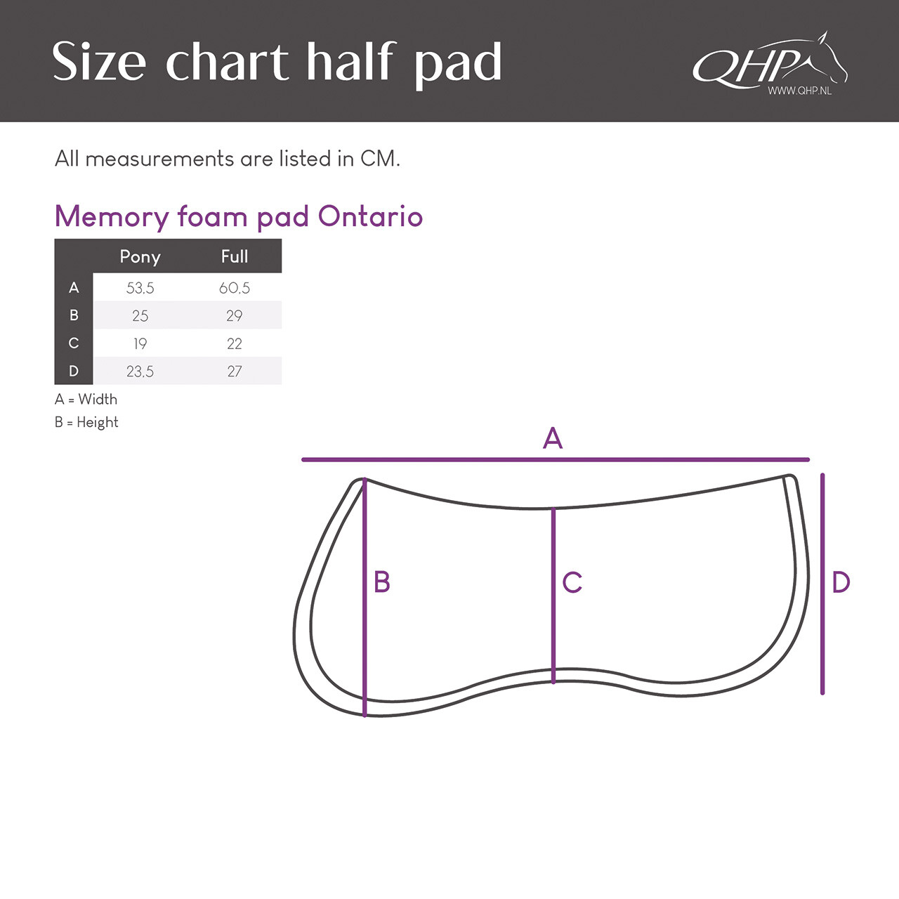 Half pad memory foam Ontario, brown - 5