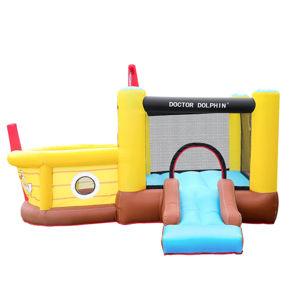 Doctor Dolphin Pirate Hoppborg för barn – Komplett med 450W fläkt - 3