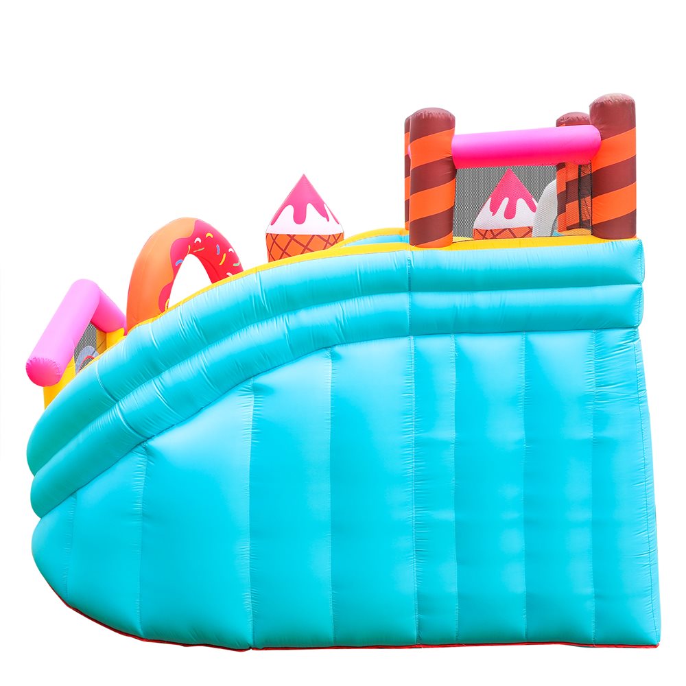 Doctor Dolphin Icecream Hoppborg för barn – Komplett med 450W fläkt - 5