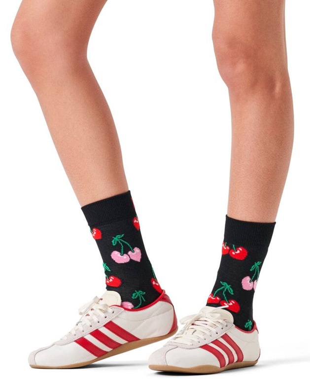 Happy Socks Cherry Heart Sock  - 2
