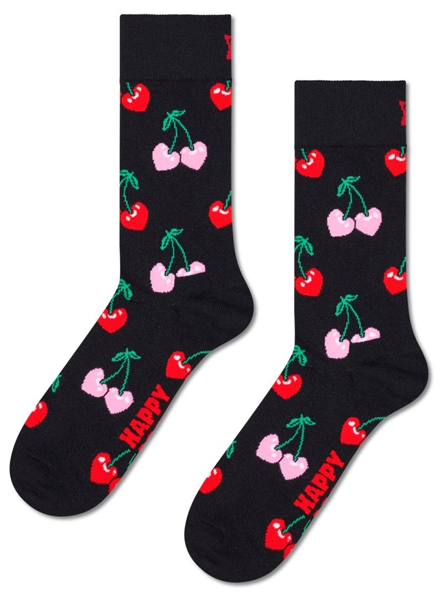 Happy Socks Cherry Heart Sock