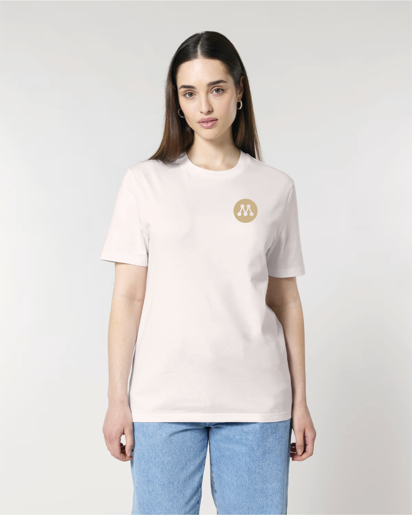 T-shirt Unisex Logo - Creator 2.0 Vintage White S/S - Moderaterna