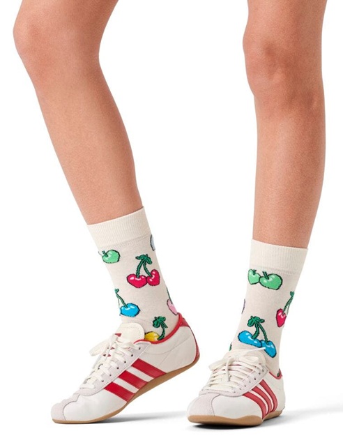Happy Socks Cherry Heart Sock  - 2