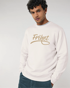 Sweatshirt Unisex Frihet - Roller Vintage White S/S - Moderaterna