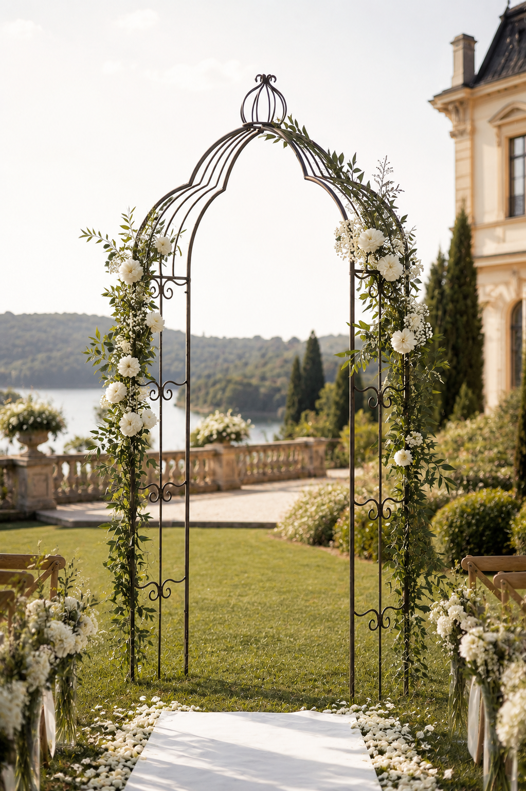 Växtstöd Rosenbåge Krona Metall - 252 cm - 2