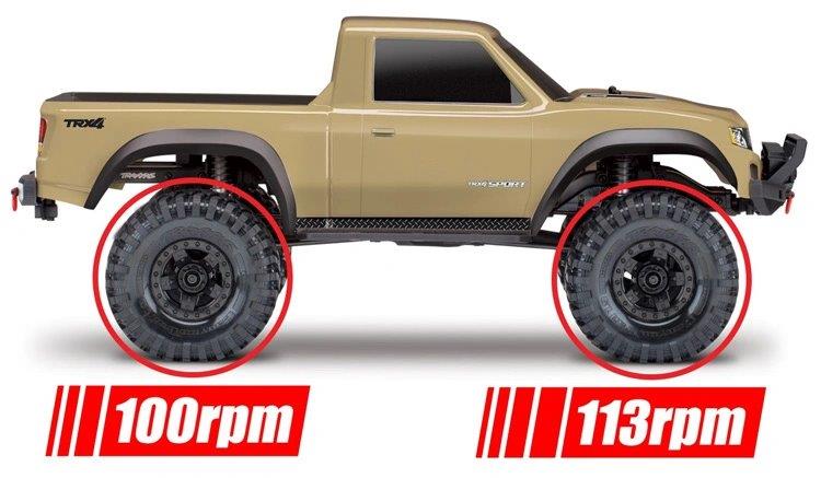 Traxxas Ring- & Piniondrev Differential Overdrive 12/33T TRX-4/6 - 2