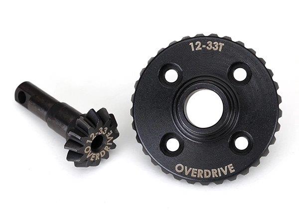 Traxxas Ring- & Piniondrev Differential Overdrive 12/33T TRX-4/6