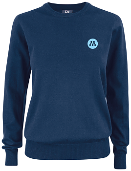 Pullover Dam - Oakville Crewneck Marin - Moderaterna