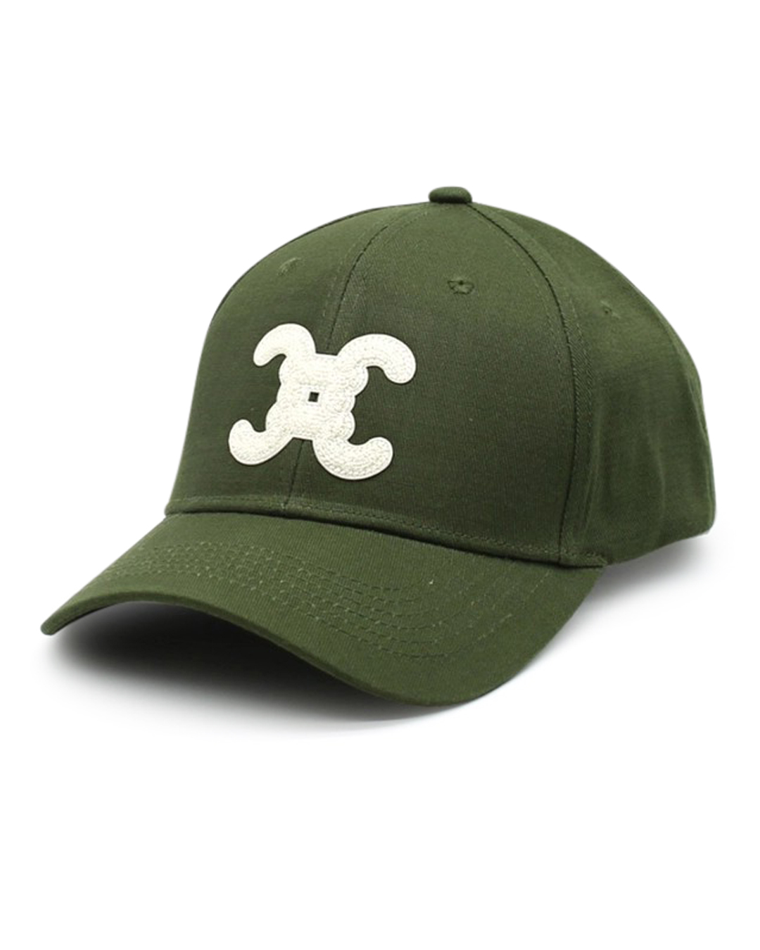 Keps med logotyp khaki