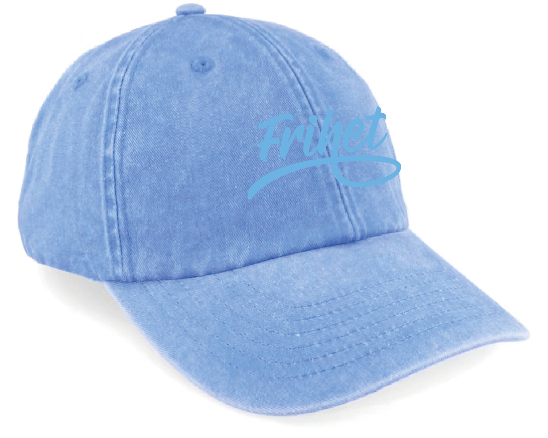 Keps Frihet Vintage - Low Profile Vintage Cap Cornflower Blue