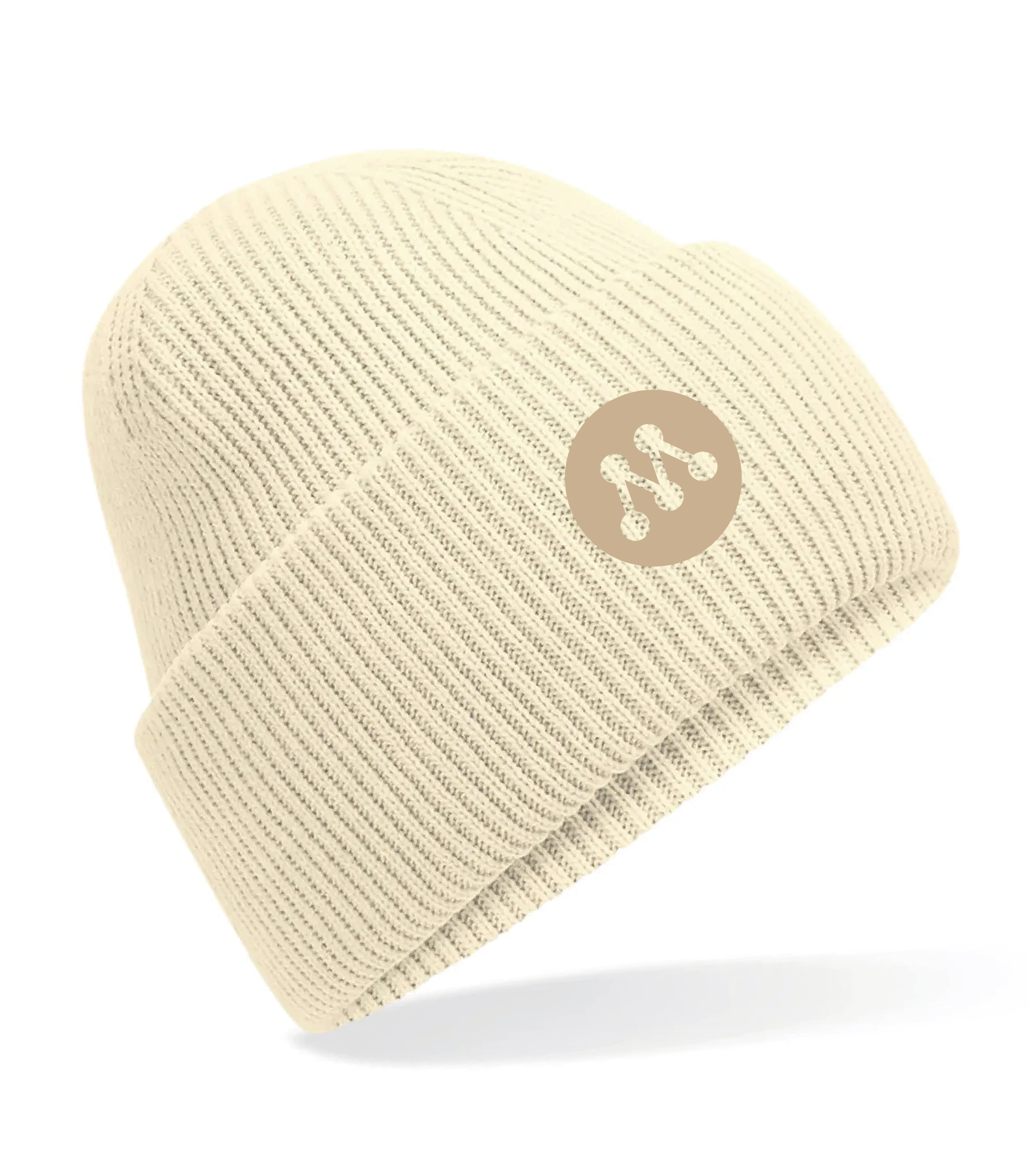 Mössa logo - Classic Deep Cuffed Beanie Vanillia - Moderaterna