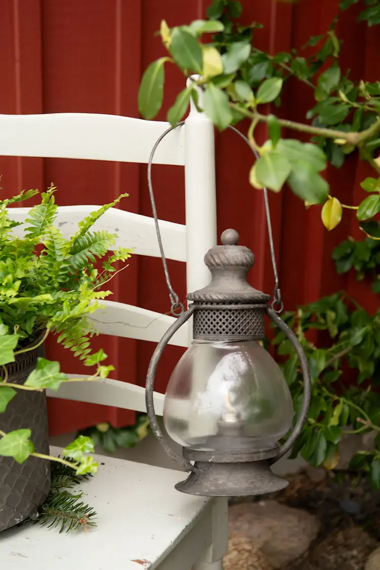 Battery-powered Outdoor Lantern Round - 29 cm - 3