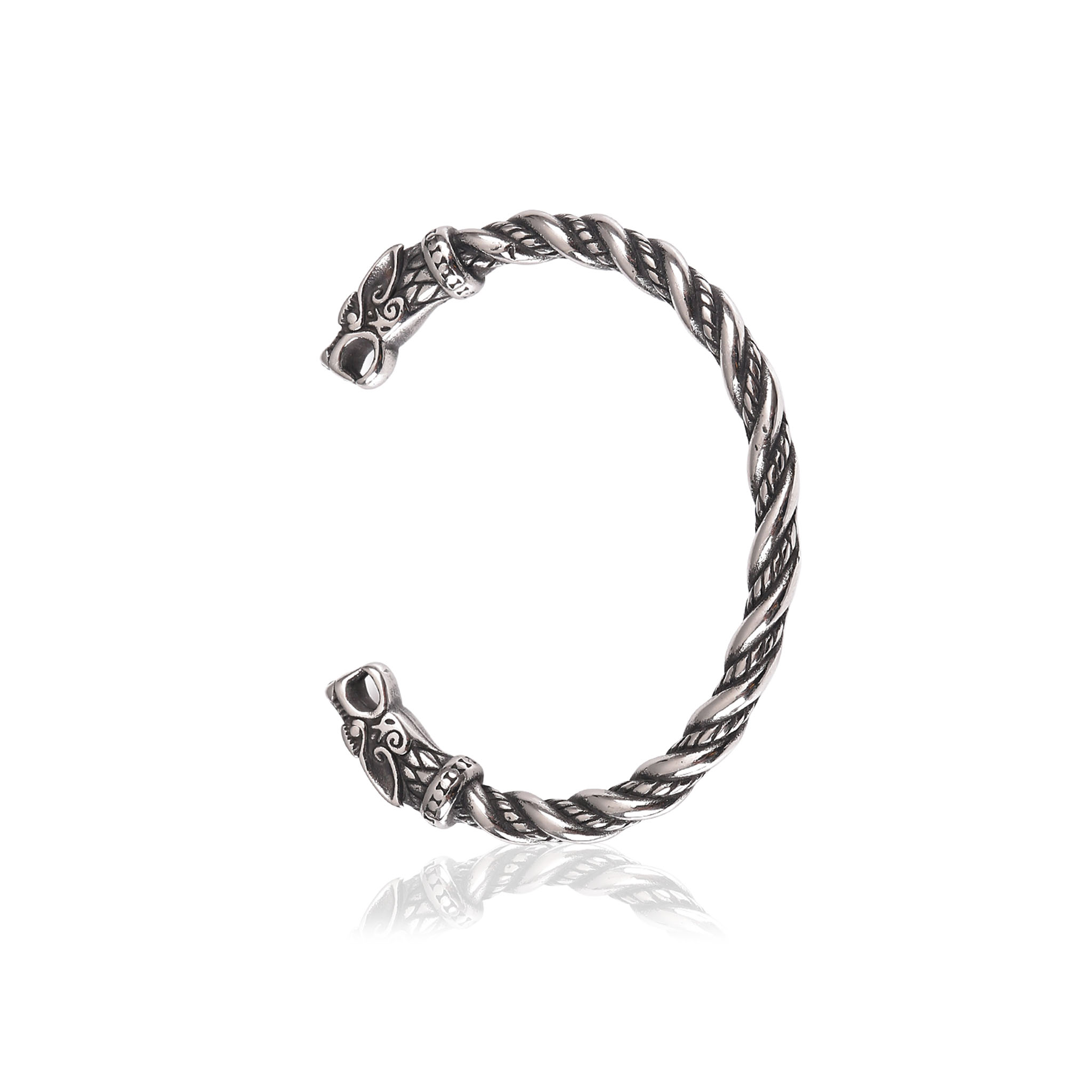 Nidhug Twist vikingarmbånd drage