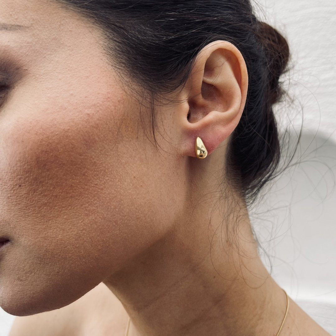 Bud to Rose örhänge mini drop - guld - 3