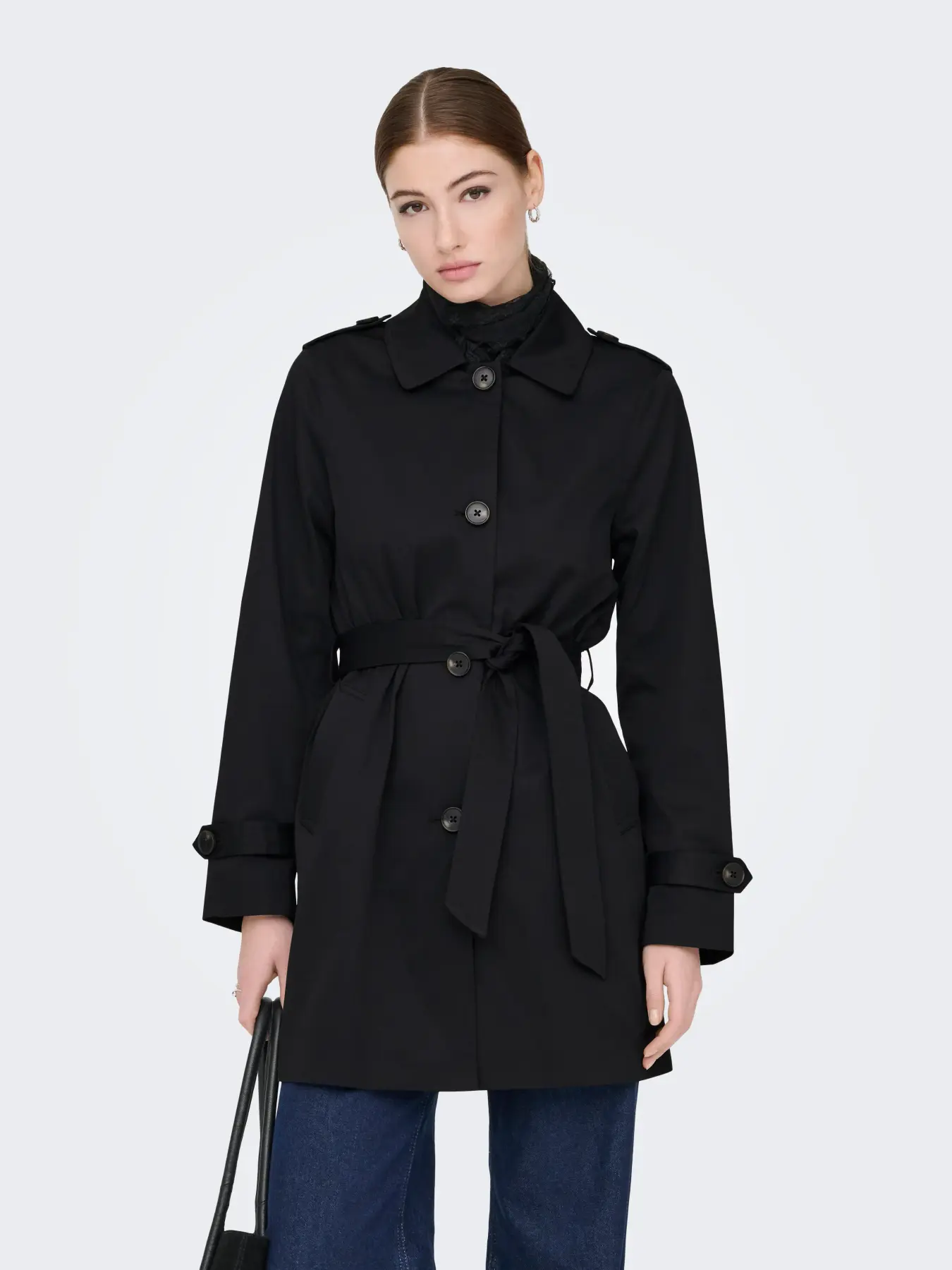 Only  - Disa Trenchcoat Svart - 2