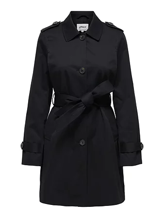 Only  - Disa Trenchcoat Svart