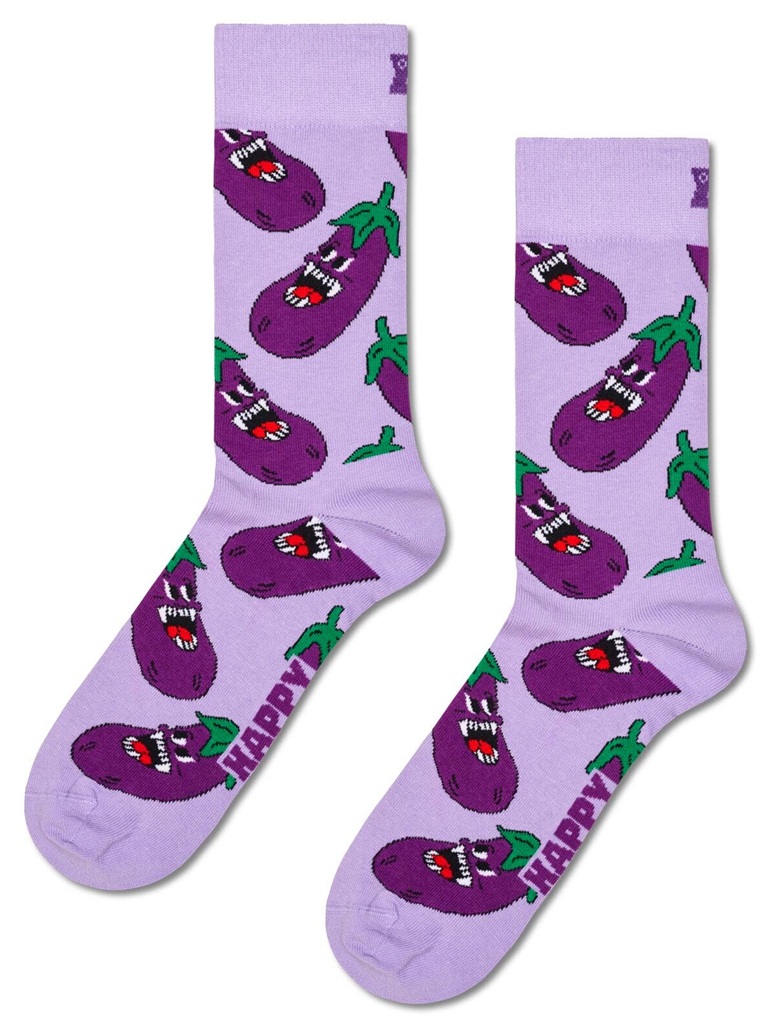 Happy Socks Angry Eggplant Sock